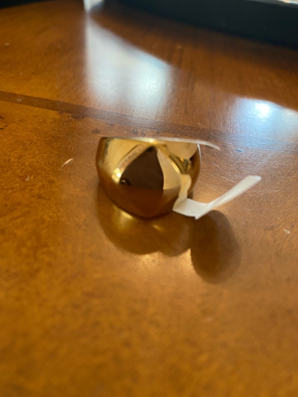 Plunder Chunky Gold Dome Ring
